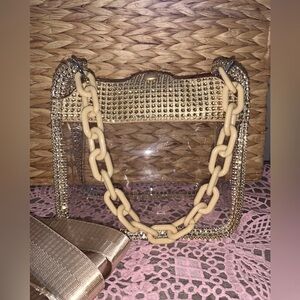 Clear Stadium Crossbody Bag NWOT